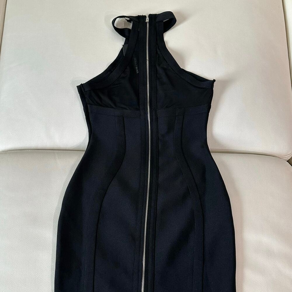 Fashion Nova Midnight Escape Bandage Midi Dress - Picture 9 of 10